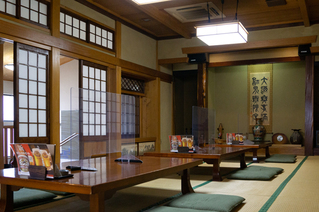 八千代のうなぎ屋「大とね」の2階席お座敷『松』の部屋画像